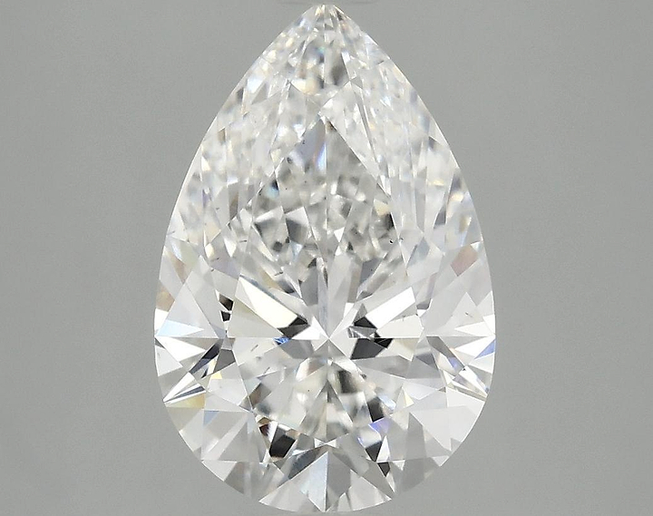 3.05 Carat Pear Shaped Excellent Cut VS2 IGI Certified Lab Grown Diamond