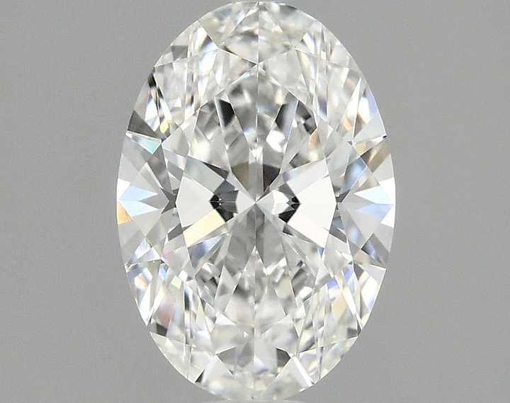 1.26 Carat Oval Shaped Ideal Cut VVS2 IGI Certified Lab Grown Diamond