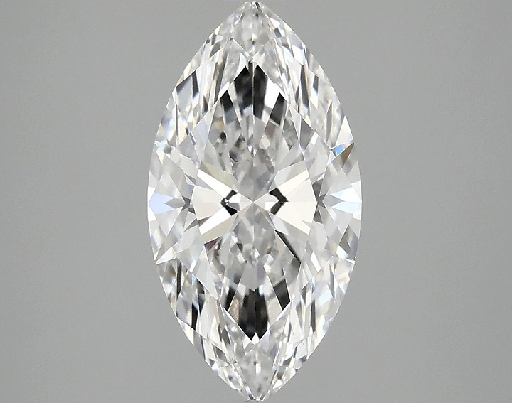 2.45 Carat Marquise Shaped Excellent Cut VS1 IGI Certified Lab Grown Diamond