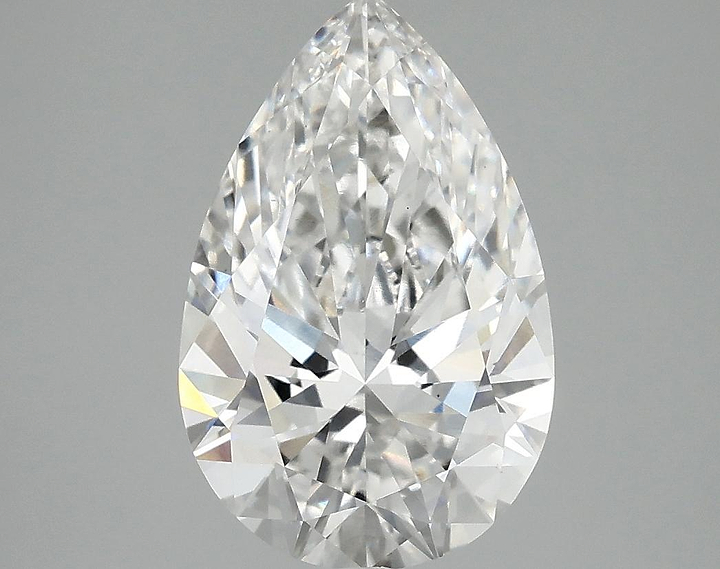 3.07 Carat Pear Shaped Ideal Cut VS1 IGI Certified Lab Grown Diamond