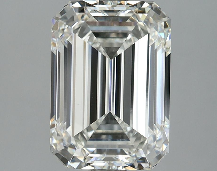 3.08 Carat Emerald Shaped Ideal Cut VS1 IGI Certified Lab Grown Diamond