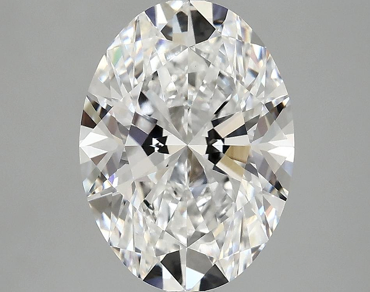 3.07 Carat Oval Shaped Excellent Cut VVS2 IGI Certified Lab Grown Diamond