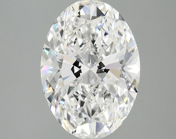 3.08 Carat Oval Shaped Ideal Cut VS2 IGI Certified Lab Grown Diamond