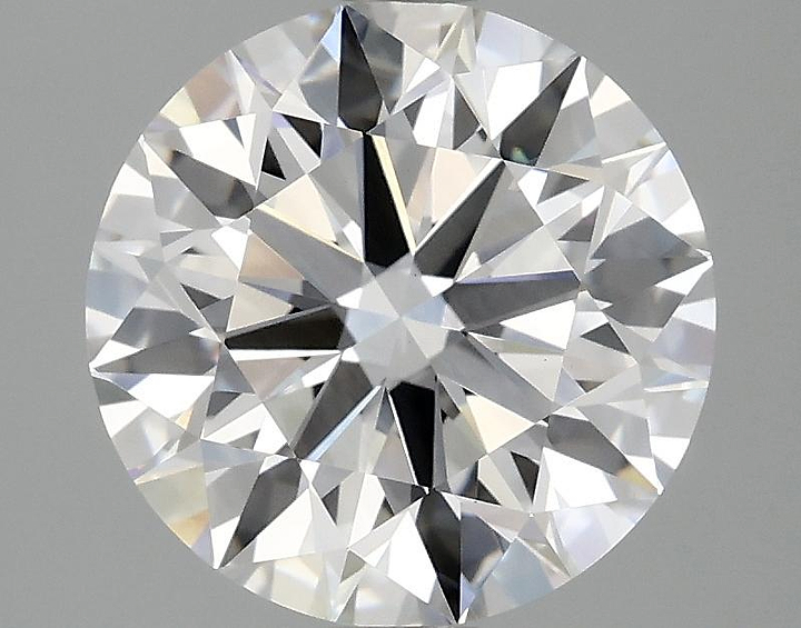 3.09 Carat Round Shaped Ideal Cut VVS2 IGI Certified Lab Grown Diamond