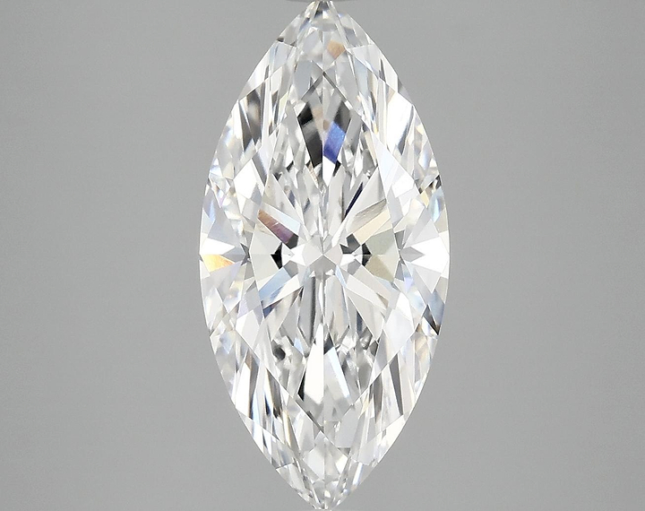 3.07 Carat Marquise Shaped Excellent Cut VVS2 IGI Certified Lab Grown Diamond