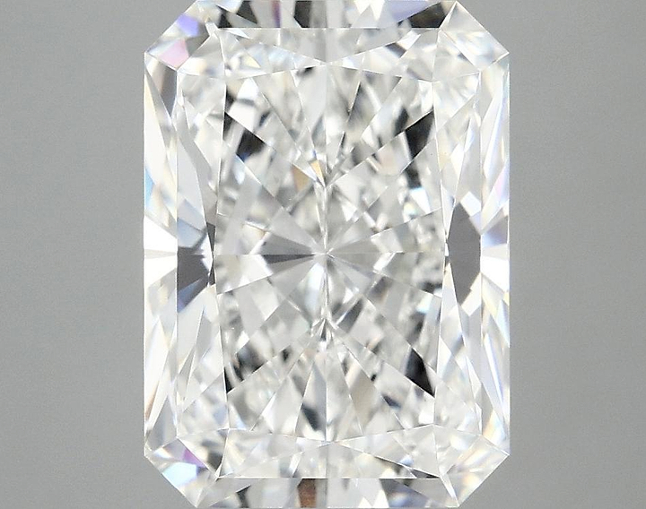 4.09 Carat Radiant Shaped Ideal Cut VVS2 IGI Certified Lab Grown Diamond