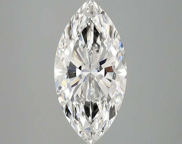 3.08 Carat Marquise Shaped Ideal Cut VVS2 IGI Certified Lab Grown Diamond