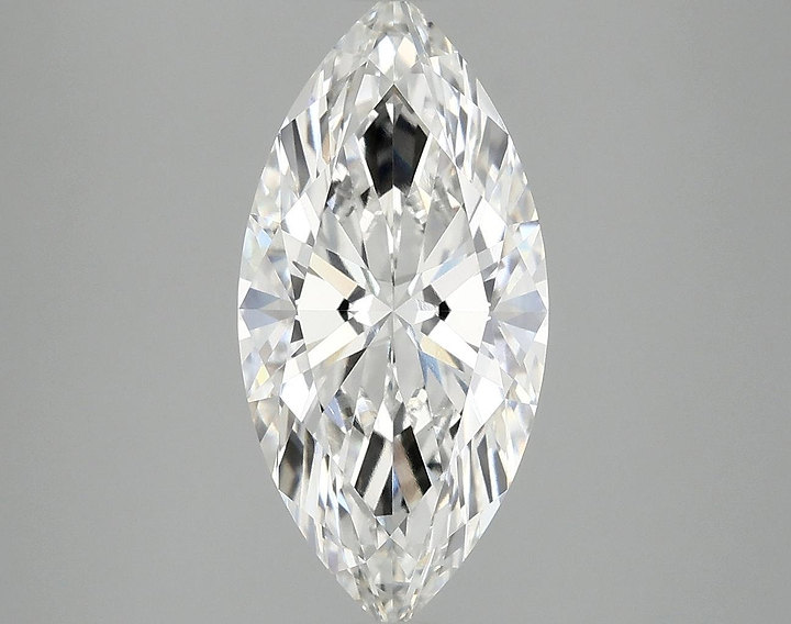 3.09 Carat Marquise Shaped Excellent Cut VVS2 IGI Certified Lab Grown Diamond