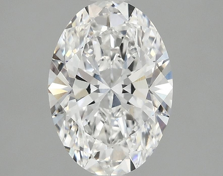 2.05 Carat Oval Shaped Ideal Cut VVS2 IGI Certified Lab Grown Diamond