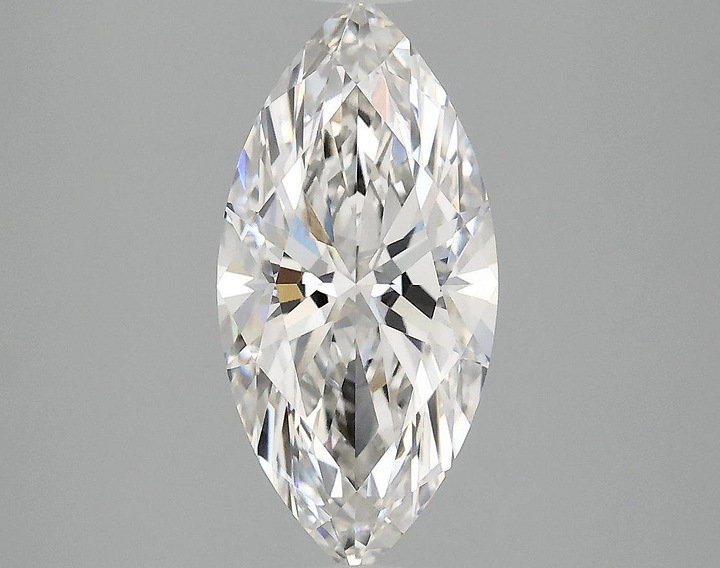 2.08 Carat Marquise Shaped Excellent Cut VVS2 IGI Certified Lab Grown Diamond