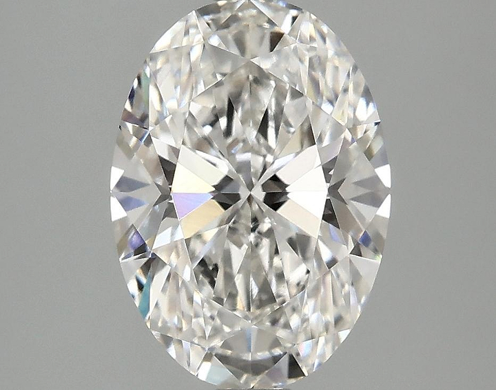 2.52 Carat Oval Shaped Ideal Cut VVS2 IGI Certified Lab Grown Diamond