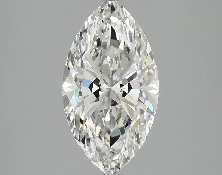 2.05 Carat Marquise Shaped Excellent Cut VVS2 IGI Certified Lab Grown Diamond