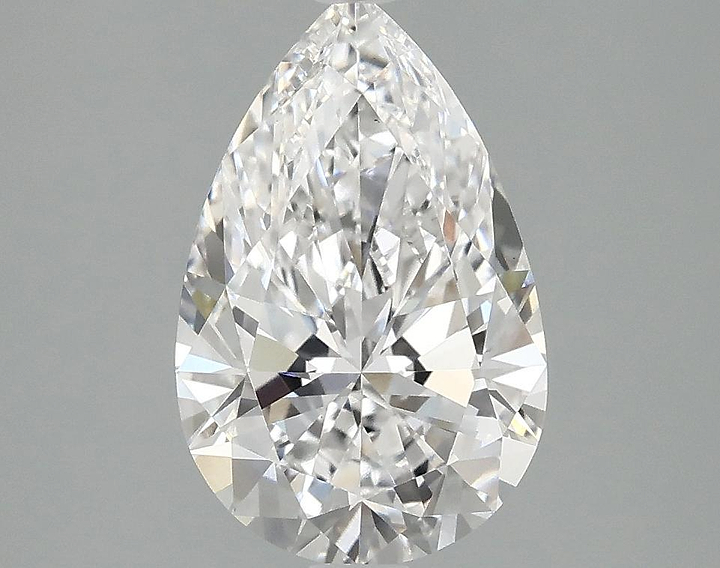 2.02 Carat Pear Shaped Ideal Cut VVS2 IGI Certified Lab Grown Diamond