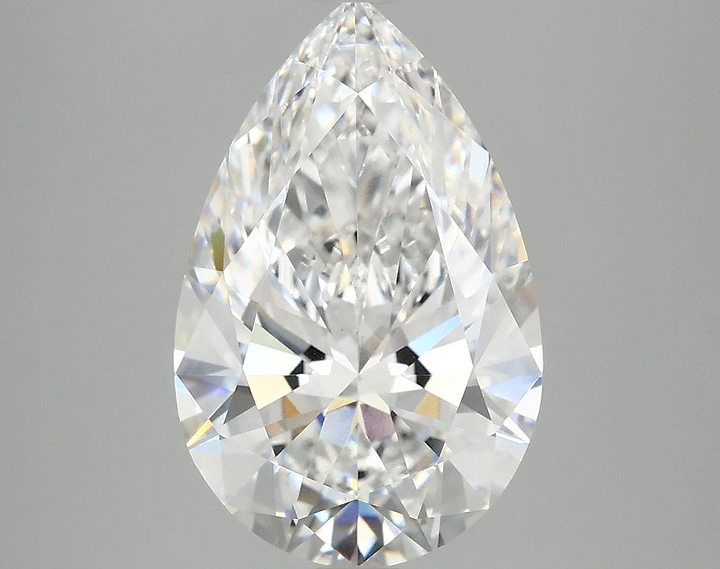 4.05 Carat Pear Shaped Ideal Cut VS1 IGI Certified Lab Grown Diamond