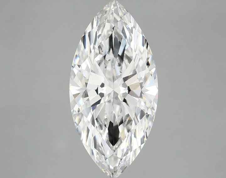 3.05 Carat Marquise Shaped Ideal Cut VVS2 IGI Certified Lab Grown Diamond