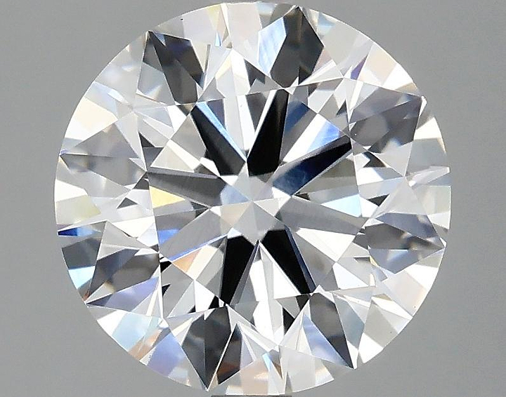 3.03 Carat Round Shaped Excellent Cut VVS2 IGI Certified Lab Grown Diamond