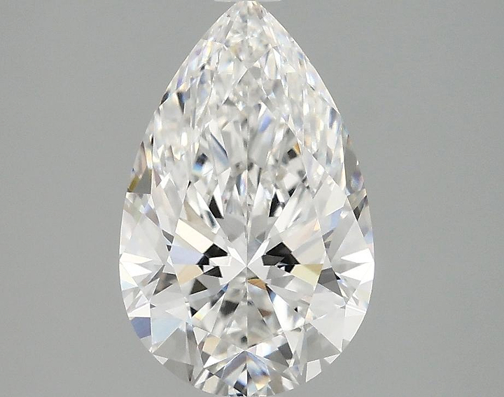 2.1 Carat Pear Shaped Ideal Cut VVS2 IGI Certified Lab Grown Diamond