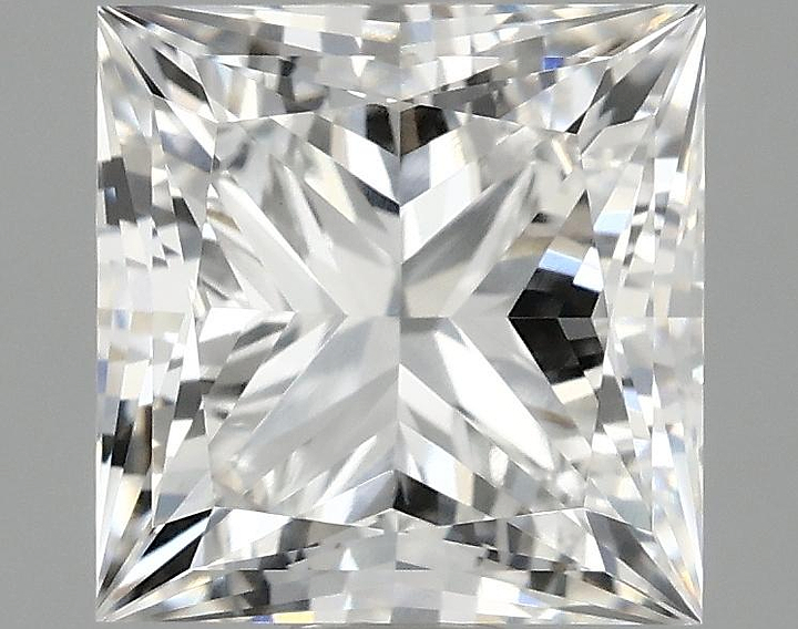 1.98 Carat Princess Shaped Ideal Cut VVS2 IGI Certified Lab Grown Diamond