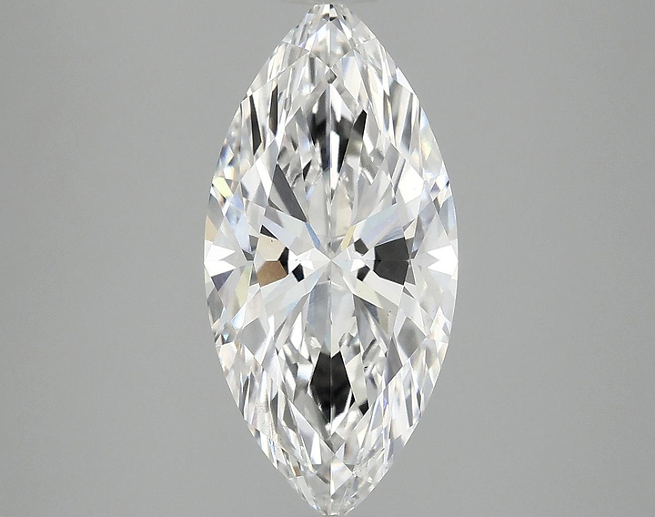 3.08 Carat Marquise Shaped Excellent Cut VS1 IGI Certified Lab Grown Diamond