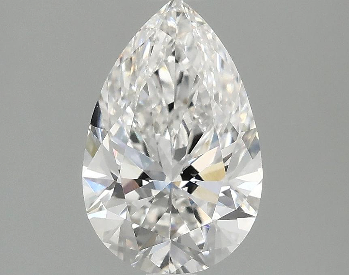 1.58 Carat Pear Shaped Ideal Cut VVS2 IGI Certified Lab Grown Diamond