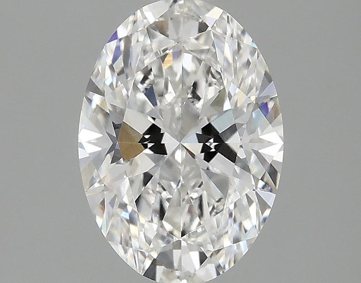1.5 Carat Oval Shaped Ideal Cut VVS2 IGI Certified Lab Grown Diamond