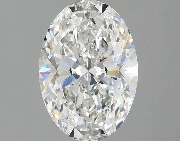 1.5 Carat Oval Shaped Ideal Cut VVS2 IGI Certified Lab Grown Diamond