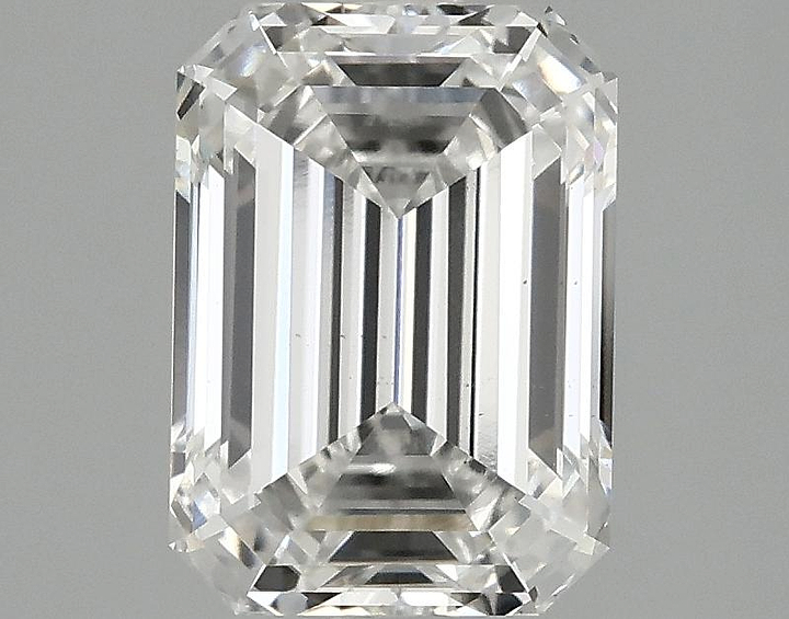2.1 Carat Emerald Shaped Excellent Cut VS2 IGI Certified Lab Grown Diamond