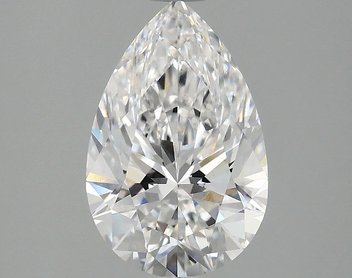 2.08 Carat Pear Shaped Excellent Cut VS1 IGI Certified Lab Grown Diamond