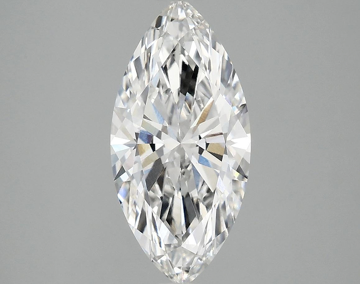 1.9 Carat Marquise Shaped Excellent Cut VVS2 IGI Certified Lab Grown Diamond