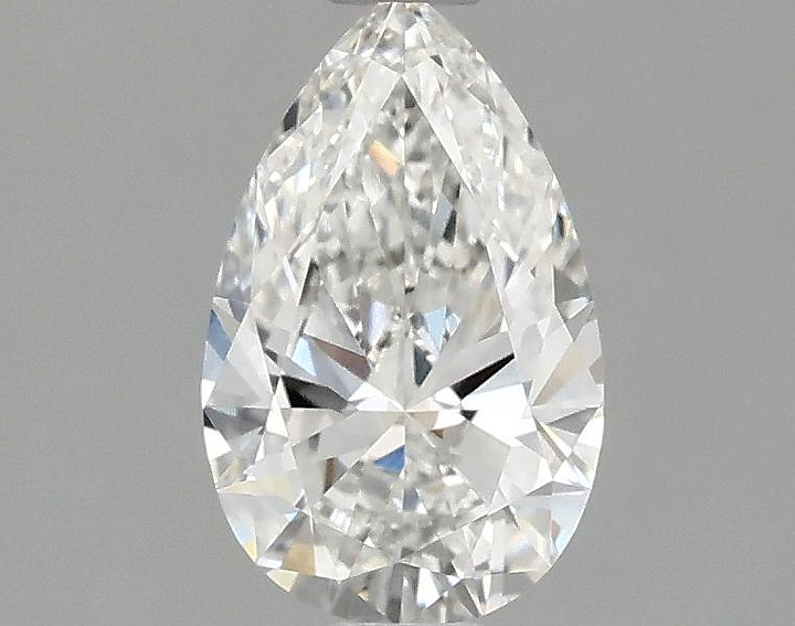 0.98 Carat Pear Shaped Ideal Cut VVS2 IGI Certified Lab Grown Diamond
