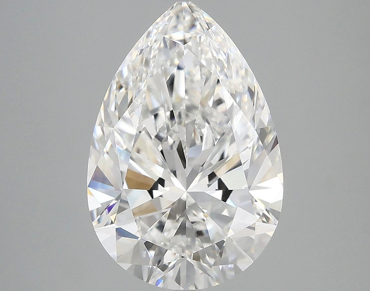3.99 Carat Pear Shaped Excellent Cut VVS2 IGI Certified Lab Grown Diamond