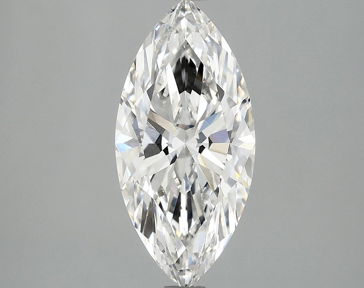 2.05 Carat Marquise Shaped Excellent Cut VVS2 IGI Certified Lab Grown Diamond