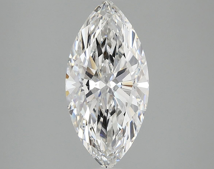 2.09 Carat Marquise Shaped Excellent Cut VVS2 IGI Certified Lab Grown Diamond