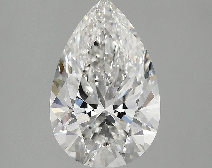 2.47 Carat Pear Shaped Ideal Cut VVS2 IGI Certified Lab Grown Diamond