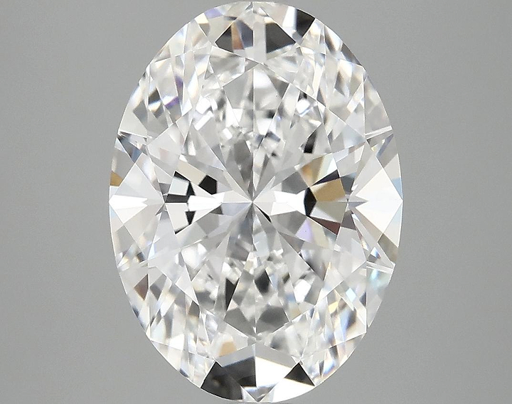 4.07 Carat Oval Shaped Excellent Cut VVS2 IGI Certified Lab Grown Diamond