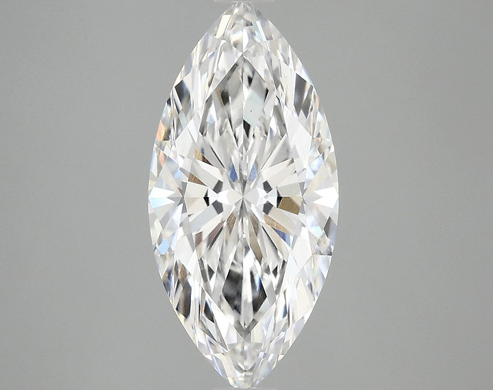 3.04 Carat Marquise Shaped Excellent Cut VS1 IGI Certified Lab Grown Diamond