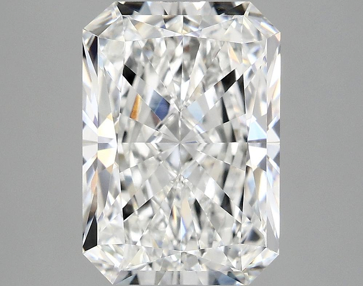 4.08 Carat Radiant Shaped Ideal Cut VVS2 IGI Certified Lab Grown Diamond