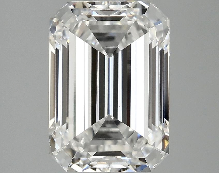 3.02 Carat Emerald Shaped Ideal Cut VS2 IGI Certified Lab Grown Diamond