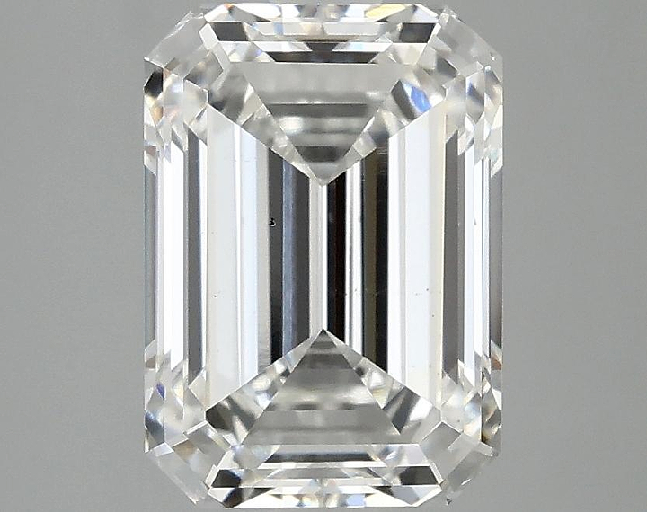 3.02 Carat Emerald Shaped Ideal Cut VS2 IGI Certified Lab Grown Diamond