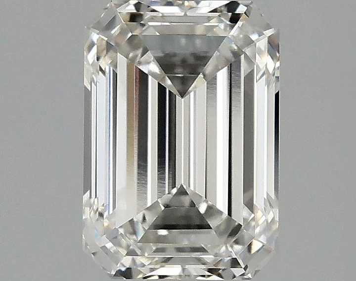 2.1 Carat Emerald Shaped Ideal Cut VVS2 IGI Certified Lab Grown Diamond