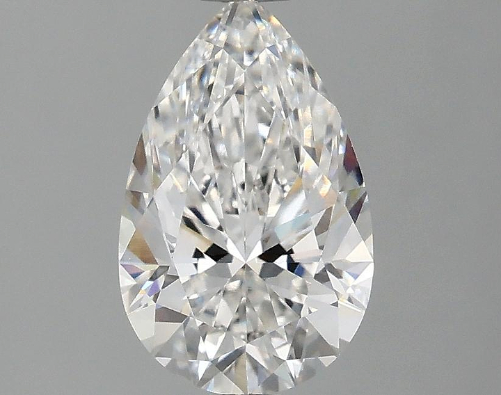 1.52 Carat Pear Shaped Ideal Cut VVS2 IGI Certified Lab Grown Diamond