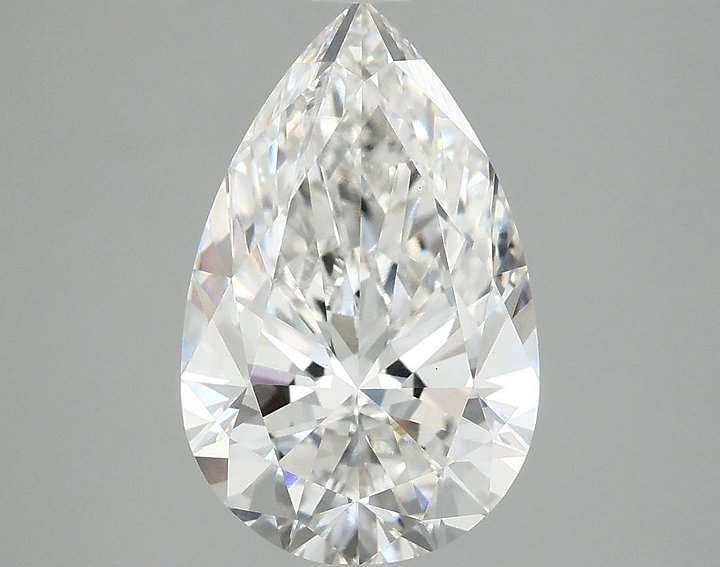 3.09 Carat Pear Shaped Ideal Cut VS1 IGI Certified Lab Grown Diamond