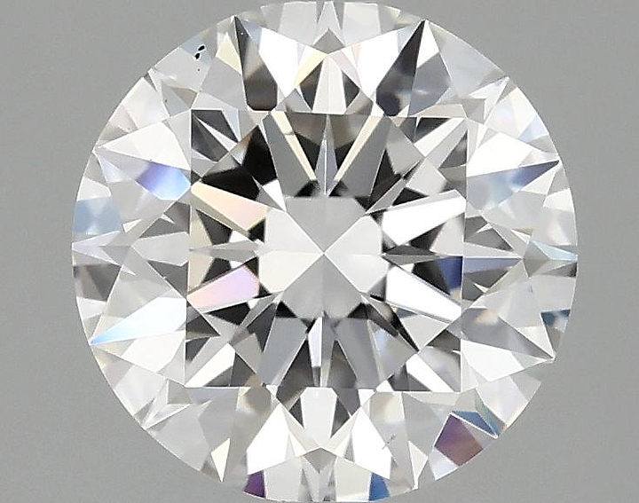 2.08 Carat Round Shaped Ideal Cut VVS2 IGI Certified Lab Grown Diamond