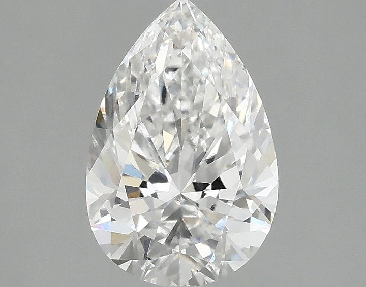 1.56 Carat Pear Shaped Excellent Cut VS1 IGI Certified Lab Grown Diamond