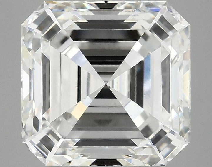 5.09 Carat Asscher Shaped Ideal Cut VS1 IGI Certified Lab Grown Diamond