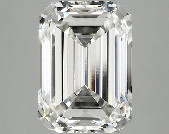 3.04 Carat Emerald Shaped Ideal Cut VS2 IGI Certified Lab Grown Diamond