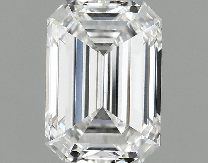 0.98 Carat Emerald Shaped Ideal Cut VS1 IGI Certified Lab Grown Diamond