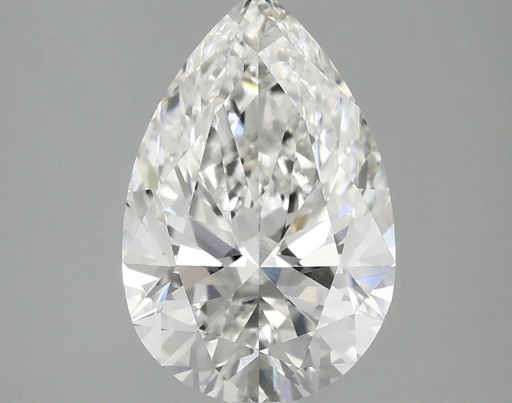3.08 Carat Pear Shaped Excellent Cut VS1 IGI Certified Lab Grown Diamond