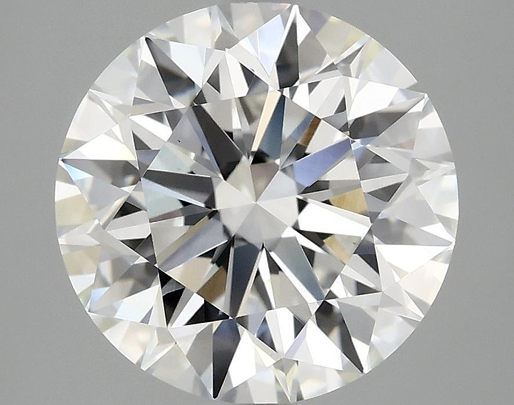 3.98 Carat Round Shaped Excellent Cut VVS2 IGI Certified Lab Grown Diamond