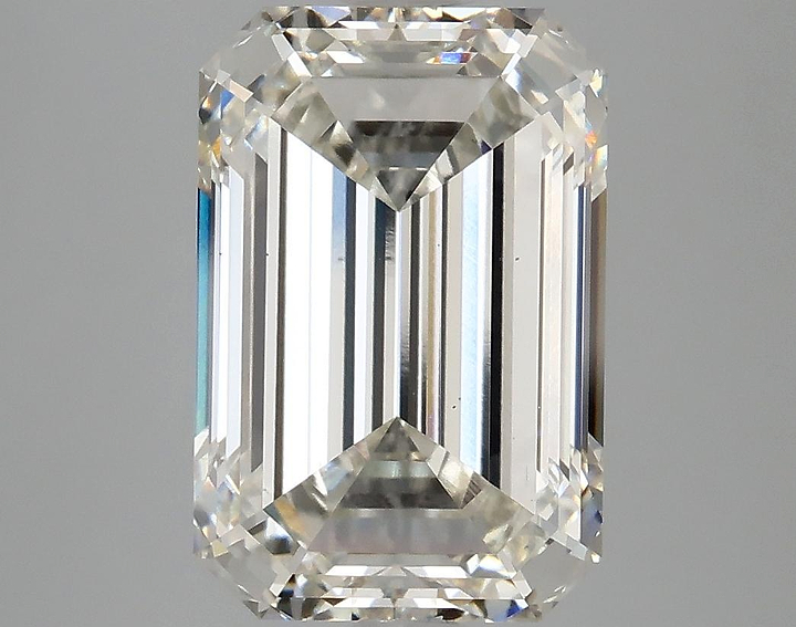 5.01 Carat Emerald Shaped Excellent Cut VS1 IGI Certified Lab Grown Diamond